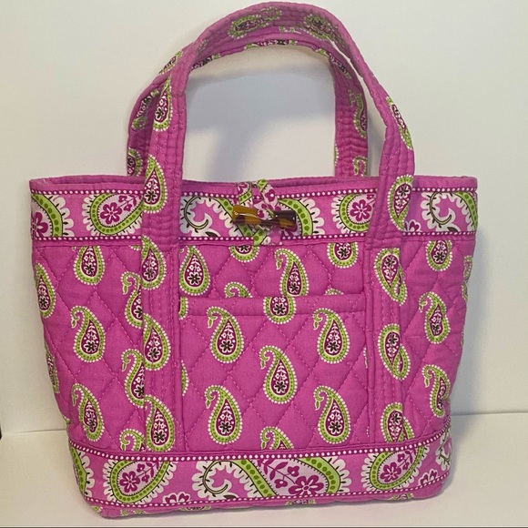 Vera Bradley Handbags - Like New Vera Bradley Mini Tote / Bag Pink…